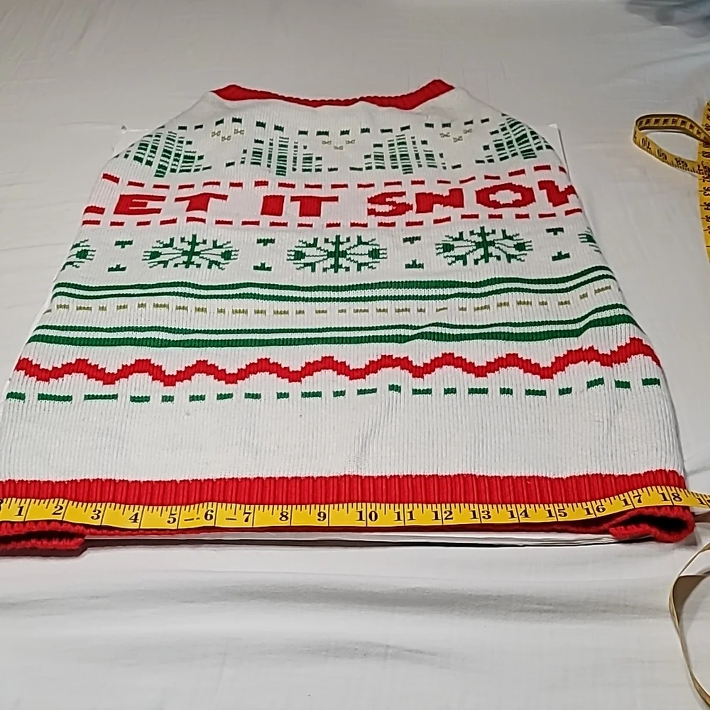 Dog Sweater‎ 🐕 Giant Breed  Let It Snow ❄️ PRELOVED
